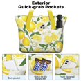 thumbnail image 2 of Tote Bag for Women - Lemon Shoulder Bag - Large Utility Work Duffle Bag with Zipper Handbag for Travel, Work, Sprots, 2 of 5