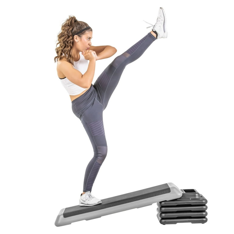 Body Sport® Aerobic Step Platform, Gray/Black – BodySport®