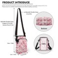 thumbnail image 6 of XYZCANDO Cherry Blossom Small Crossbody Bags for Women Over Shoulder Handbag for Travel Shop Hiking Mini Messenger Bag Stylish Wallet Purse Crossbody Portable Phone Case, 6 of 7