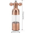 thumbnail image 2 of Wekity Pepper Mill Professional Refillable, Pepper Salt Grinder Refillable, Coarseness Manual Pepper Salt Grinder, for Kitchen (Rose Gold Small)-0630, 2 of 5