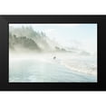 thumbnail image 2 of Suhrie 14x11 Black Modern Framed Museum Art Print Titled - Catching the Morning Surf, 2 of 5