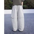thumbnail image 5 of Wxolcjlv Toddler Boys Convertible Pants Zip-Off Summer Lightweight Outdoor Loose Pants, 5 of 9