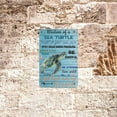 thumbnail image 3 of Ocean Decor 8x12 Inch Sea Turtle Wall Art, Metal Tin Sign for Ocean Decor, Beach Themed Home Office Bedroom Living Room, Perfect Gift for Turtle Lovers, 3 of 8