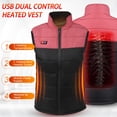 thumbnail image 2 of Graflsoa Gilet Chauffant pour Homme à Commande USB avec Triple Réglages de Chaleur, Léger et Résistant à l'Eau pour les Activités Extérieures Hivernales, Taille g, 2 of 6