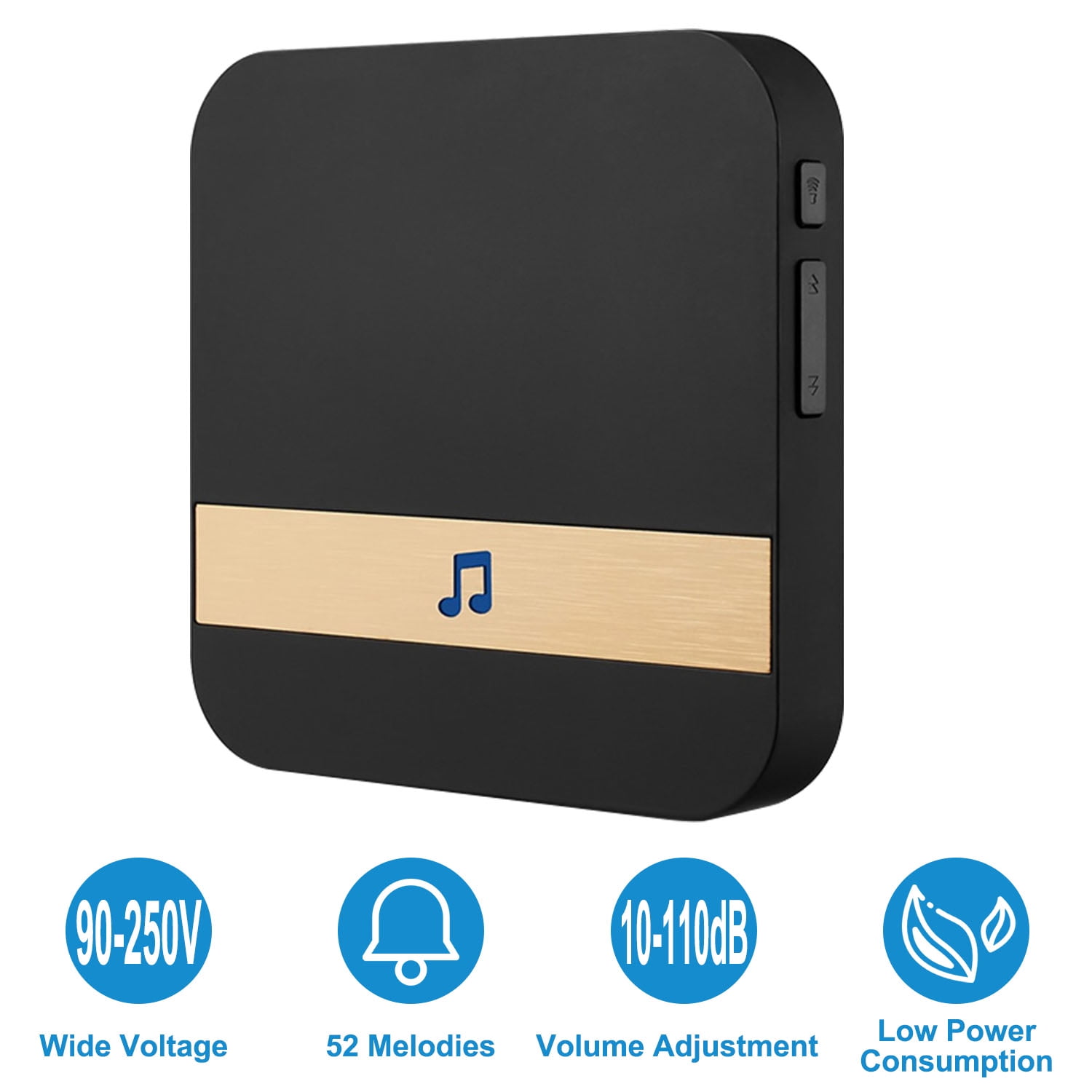 iMounTEK Wireless Doorbell,Plug In Chime Receiver Dingdong Entry Door