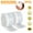 25mm, variant on 2/1 Roll Weather Stripping Silicone Seal Strip, DISEN Silicone Door Weather Seal Bottom Strip, Self Adhesive Noise Stopper Tape Seal for Window Door Bottom, (25/35/45 mm-Width, 16.4 ft)