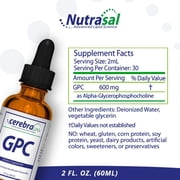 Nutrasal Cerebra GPC Liquid - 2 Fl. Oz. 60mL