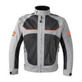 thumbnail image 2 of Summer Motorcycle Jacket Motorcyclist Jacket Clothing Protection Water Resistant Gray S, 2 of 8