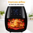 thumbnail image 2 of Silicone Reusable 2-PACK Air Fryer Liners,7.8 Inch Non-Stick Silicone Air Fryer Mats, Air Fryer Accessories For ,,Philips,Power XL,,Instant Vortex,BPA Free, 2 of 8