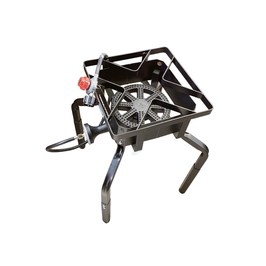 Adjustable Portable Burner Gas Stove Propane Cooker for Patio Camping, BBQ