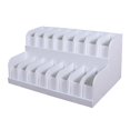 thumbnail image 3 of Caja organizadora de cinturones, vitrina de 2 niveles, práctica, multiusos, elegante y práctica. 16 cuadrículas, 3 of 9