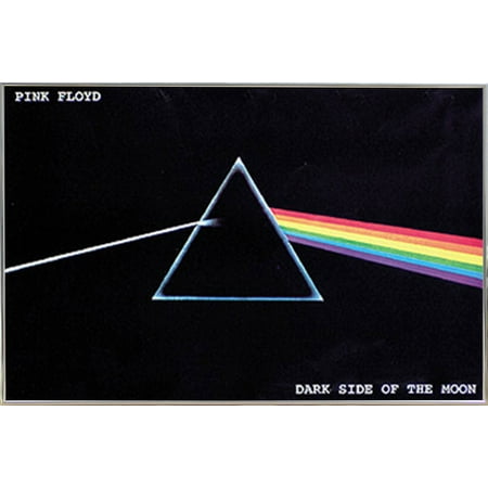 UPC: 0650470895240 | Pink Floyd Dark Side Poster in a Silver Metal Frame (24×36)