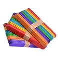 thumbnail image 1 of 100pcs Ice Cream Sticks Colorful Wooden Sticks Ice Cream Spoon DIY Hand Crafts Art Ice Cream Lolly Cake Tools  150x10x1.6mm, 1 of 9