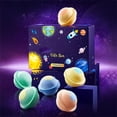 thumbnail image 3 of Natural Planet Shaped Bath Bombs Gift Set, Luxurious Fizzy Bath Salt Balls, Relaxing Spa Bath Accessories for Home Self Care, Ideal Decorative Gift for Holiday and Daily Bathing Rituals, Colorful, 3 of 5