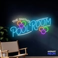 thumbnail image 2 of Handmadetneonsign Custom Pool Room Neon Sign, LED Wall Light for Game Room, Billiards Bar, Man Cave Decor 133637, 2 of 5