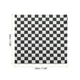 thumbnail image 2 of 100pcs Square Checkered Pattern Wax Paper Sheets 7" x 7", Blue, 2 of 7