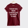 thumbnail image 2 of Camiseta de cuello redondo de moda para mujer, camiseta de manga corta, camiseta con estampado de letras, blusa Pompotops  hkajfhjk459528, 2 of 4