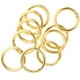 thumbnail image 4 of BRIGHTFUFU Anillos de llave plana de 10 piezas círculos divididos de metal cadena de llave anillos anillos de bricolaje círculo, 4 of 8