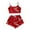 A-Red56, variant on XIAOCHA Women's Valentine's Day Print Sleeveless Vest and Shorts Pajama Set comfy Home Wear Two Piece Pajamas