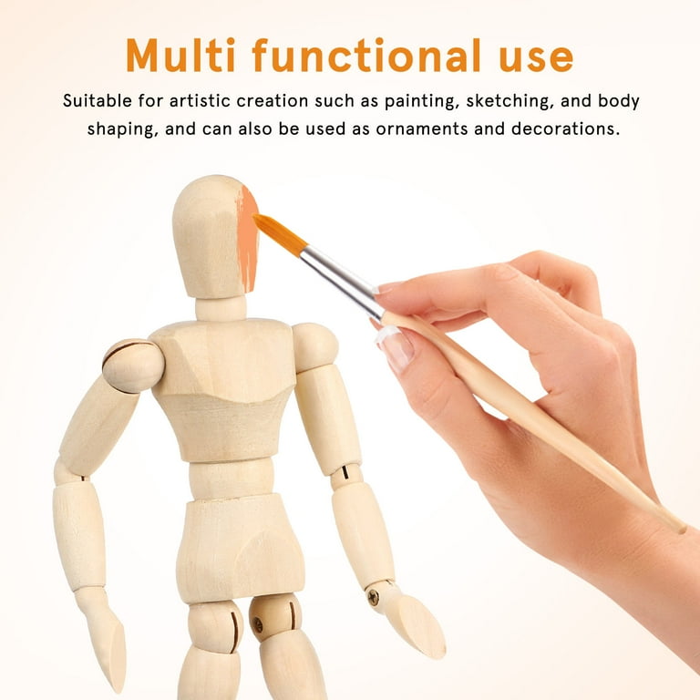 Hytrove Blank Action Figure Drawing Model Multi 1 Set For Artists