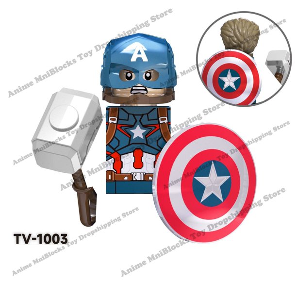 Disney-figuras de acción de Héroes, juguetes de bloques de construcción, modelo TV6201, 1001, 1002, 1003, 1004, 1005, 1006, 1007, 1008 qym unisex