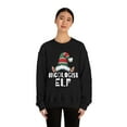 thumbnail image 3 of Oncologist Elf Unisex Sweatshirt, S-2XL Christmas Elves Medical School, 3 of 9
