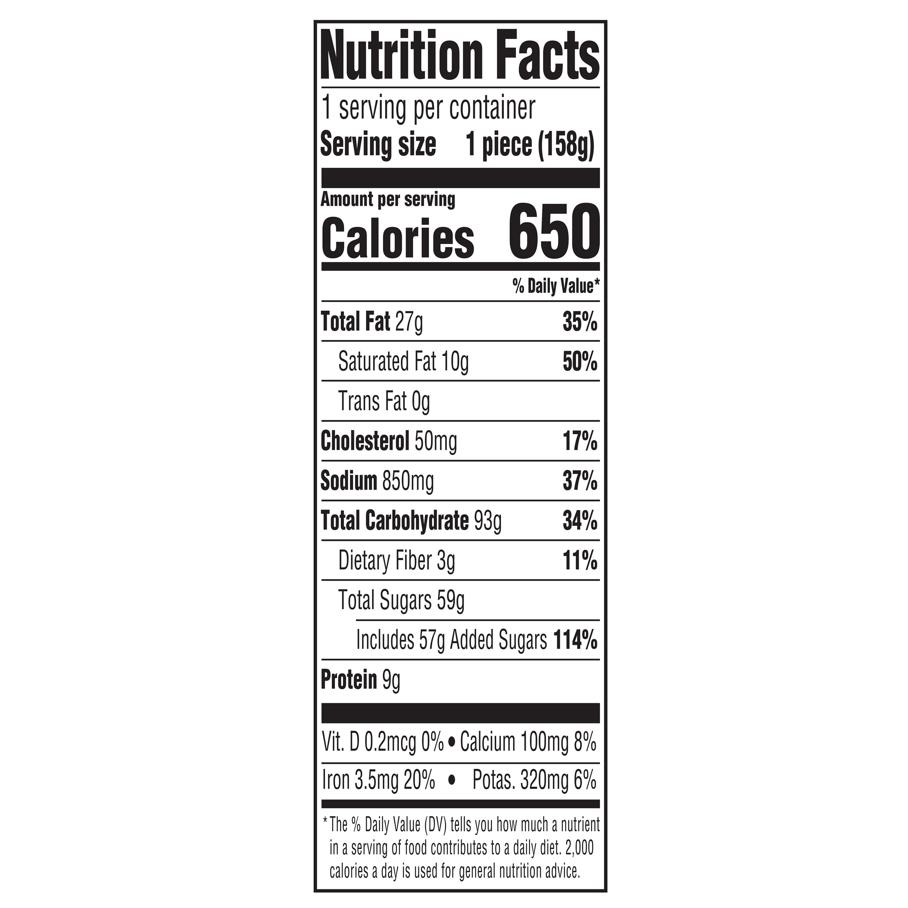 Freshness Guaranteed German Chocolate Cake Slice, 5.6 oz (Refrigerated)