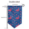 thumbnail image 7 of Wukai Chicken and Rooster Print Garden Flag 12.5x18 Inch Double Sided Sun-resistant Rain-resistant, Wrinkle-resistant Colorfast(Only Flag), 7 of 7