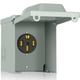 thumbnail image 1 of Caja de enchufe RV PAULINN de 50 amperios Nema 14-50R 125/250 V con tapa, 1 of 8