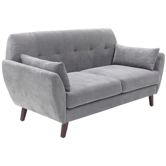 Serta Artesia Collection 61" Loveseat in Smoke Gray