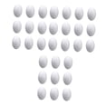 thumbnail image 3 of Tachiuwa Foam Eggs Easter Eggs Blank Solid Balls White Unpainted Polystyrene Eggs Faux Eggs for Halloween Ornaments Holiday Decorating 30pcs 5cm, 3 of 10