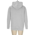 thumbnail image 6 of SYMOID Men's Warm Long Zip-Up Hooded Jacket - Gray, Size M, 100% Polyester Casual Outerwear with Drawstring Hood, Ideal for Cool Weather & Layering, 6 of 7