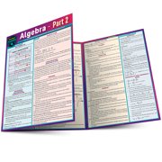 Algebra Part 2: A Quickstudy Laminated Reference Guide, (Paperback)