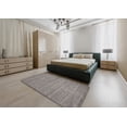 thumbnail image 4 of Ahgly Company Indoor Square Contemporary Army Brown Abstract Area Rugs, 7' Square, 4 of 6