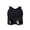 Black, variant on Girls Fashion Cartoon Glasses Decor Knit Hat, Thick Warm Ear Protection Design, Outdoor Play Cold Resistant Autumn Winter Cute Headwear Wine