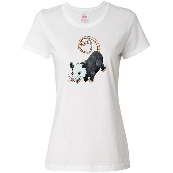 Inktastic Cute Possum and Heart Tail Women's T-Shirt