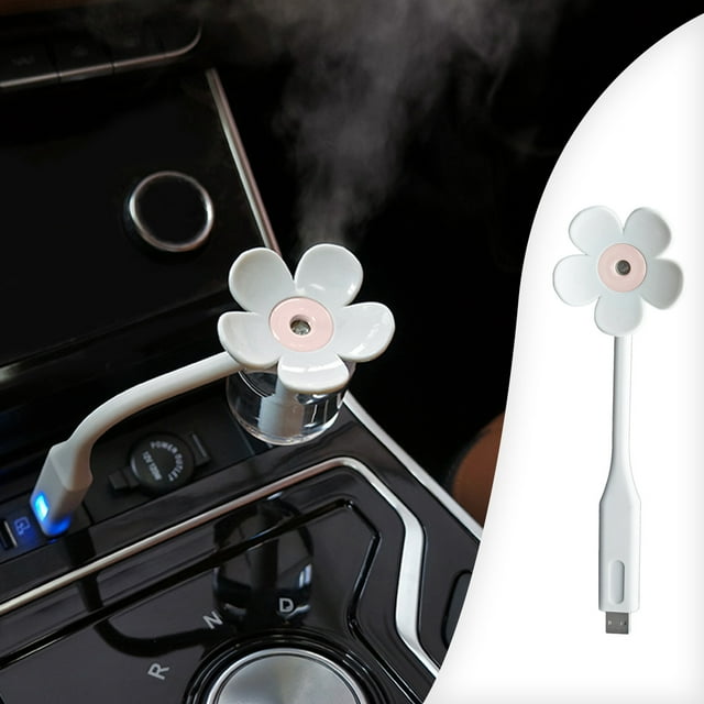 TIMIFIS Small Humidifier New USB Mini 5 Leaf Flower Car Humidifier Home Folding Bending Negative Atomizer Water Replenisher Meter Other Exterior Accessories