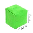thumbnail image 2 of Solid Color Canvas Sandbag 3.9 Inch, Green Hand Sewn Kick Weighted Bean Bag for Toss Games, Outdoor Play Stress Relief Ball for Outdoor Game Supplies, 2 of 6