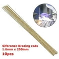 thumbnail image 4 of Chendee 10 Pcs Brass Solution Flux Core Fusible Welding Wire Electrode Tool 1.6Mm X25Cm, 4 of 8