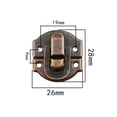 thumbnail image 3 of 5/12set Jewelry Box Hasp Clasp Suitcase Wood Chest Cabinet Decorative Lock Latch, 3 of 3