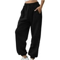 thumbnail image 2 of Tejiojio Clearance Women Sports Pants Trousers Jogging Sweatpants Jogger Pants, 2 of 6