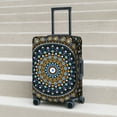 thumbnail image 6 of Gukieu Dot Mandala Print Suitcase Protective Cover, Elastic Zipper Buckle Suitcase Protective Cover, Suitable for Travel, Business Trip-Small, 6 of 7