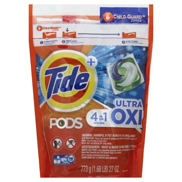 Tide Pods Ultra Oxi Laundry Detergent Pacs 27oz/26ct BrickSeek