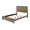 Light Brown2, variant on HMYG Twin Bed with Chevron Patterned Headboard, Light Brown