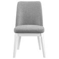 thumbnail image 4 of Carissa Upholstered Dining Side Chair Light Grey (Set of 2), 4 of 13