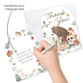 thumbnail image 2 of Big Dot of Happiness Woodland Animals Thank You Cards with Envelopes, Flat Forest Baby Shower or Birthday Party Blank Thank You Note Cards - Set of 12, 2 of 6