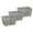 Gray, variant on DII Assorted Antique Chicken Wire Baskets, white with Blush Liner, Set of 3