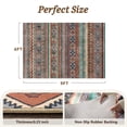 thumbnail image 6 of SIXHOME 6'x9' Tribal Geometric Area Rug Large Indoor Carpet for Living Room Bedroom Dining Room Boho Decor Green, 6 of 6