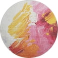 thumbnail image 2 of Addison Rugs Mayfield Premium Machine Washable Transitional Abstract Blush Round Rug, 8' x 8', 2 of 6