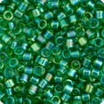 thumbnail image 1 of Miyuki Delica 10/0 RD 5.2gms DB0152 Perles de Rocaille Japonaises - Vert Transparent AB - D152, 1 of 1